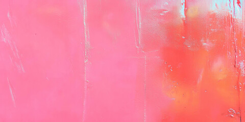 Poster - Bright rose gold wall texture featuring scratches and a light grunge effect
