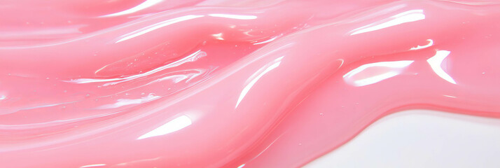 Aufkleber - Bubblegum pink liquid gel showcases smooth, playful texture perfect for creative projects