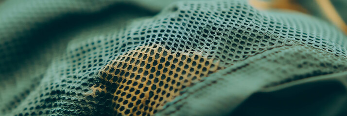 Aufkleber - Textures of Cordura Nylon and Metal Surfaces in a Modern Fabric Environment