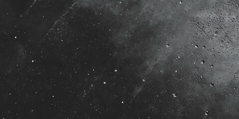Poster - Dark antique silver wall texture featuring cracked concrete and heavy grunge effects
