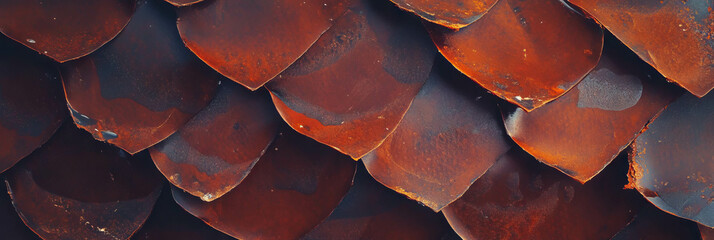 Poster - Detailed texture of dark brown cone wafer showcasing thick diamond grid patterns