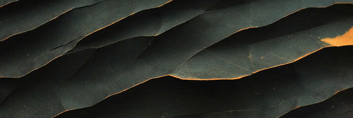 Poster - Texture of dark brown paper featuring a coarse diagonal pattern and uneven surface