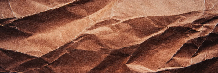 Poster - Dark brown recycled paper texture showcasing coarse fibers and rough surface details