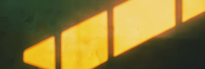 Poster - Subtle grunge texture of deep pastel yellow wall with dark shadow patterns