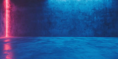 Poster - Deep silver pastel wall texture with intense grunge shadows and a vivid atmosphere