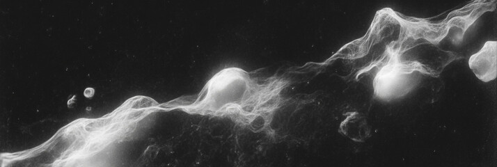 Poster - Dusty film texture with varied particles and high reflectivity showcasing unique visual effects