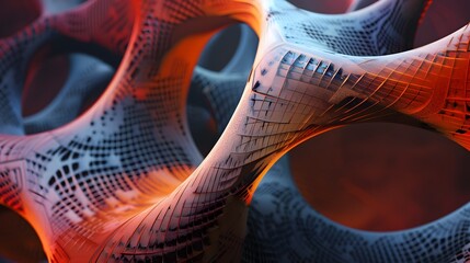 Poster - a close up of a d image of a futuristic looking structure