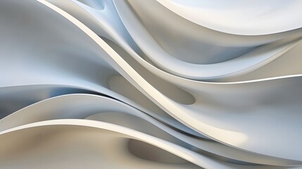 Leinwandbilder - a close up of a white wavy pattern on a background