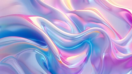 Poster - a close up of a colorful abstract background with a wavy pattern