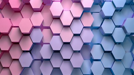 Leinwandbilder - a colorful abstract background with hexagons in different colors