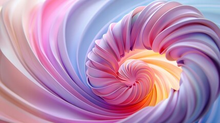 Fototapete - a close up of a swirl of colors in a spiral