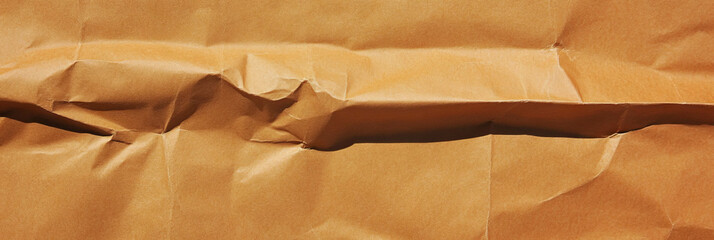 Aufkleber - Texture study of light brown kraft paper showcasing natural fibers and smooth surfaces