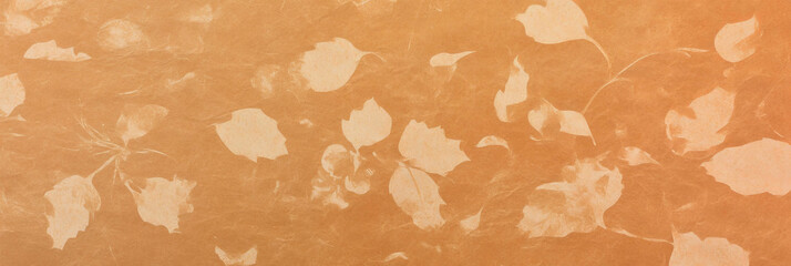 Aufkleber - Light brown paper texture featuring subtle floral patterns and fine details for artistic projects