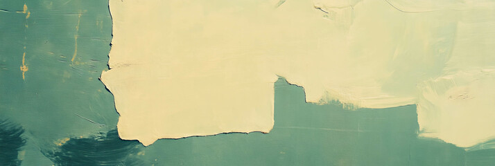 Poster - Light pastel yellow wall texture with subtle grunge patterns and soft detailing