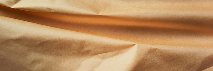 Poster - Texture of light tan packing paper with smooth surface and slight sheen detail