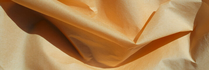 Poster - Textured light tan packing paper with a smooth surface and subtle sheen