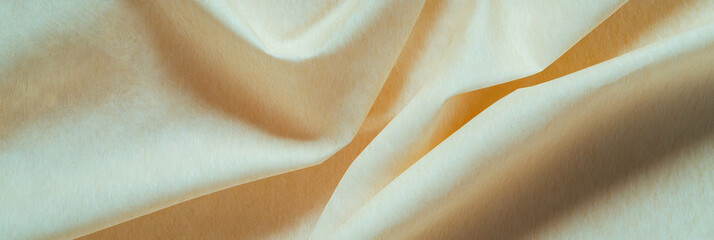 Poster - Soft texture of light tan paper showcasing fine interwoven fibers and smooth finish