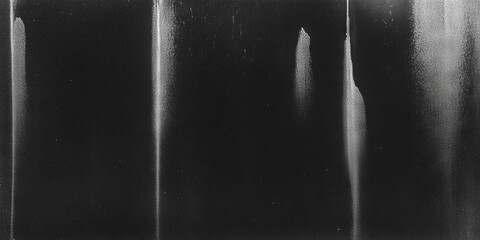 Poster - Dark oxidized silver wall texture with scratch and grunge markings observed in urban setting