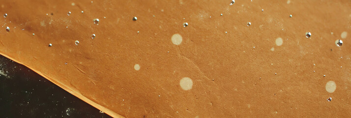 Poster - Unique texture of medium brown paper showcasing small circular spots and varied surfaces