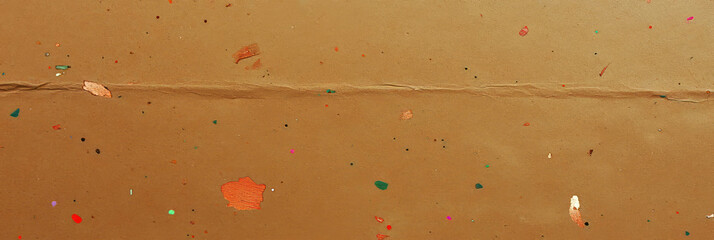Aufkleber - Texture of medium brown paper with colorful flecks and a rich, varied surface detail