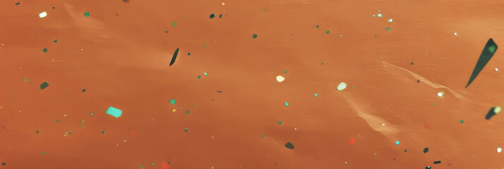 Aufkleber - Medium brown paper texture featuring colorful flecks and varied designs