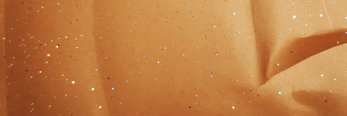 Poster - Textured medium brown paper with light flecks highlights natural craft aesthetic
