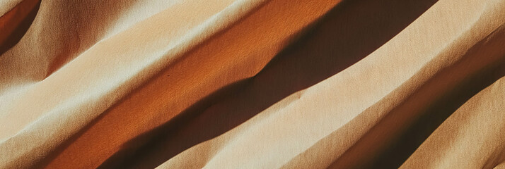 Poster - Medium brown textured paper showcasing subtle grain patterns and smooth surface variations