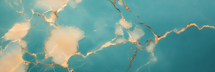 Aufkleber - Mottled blue and beige texture with scattered large patches and subtle detail