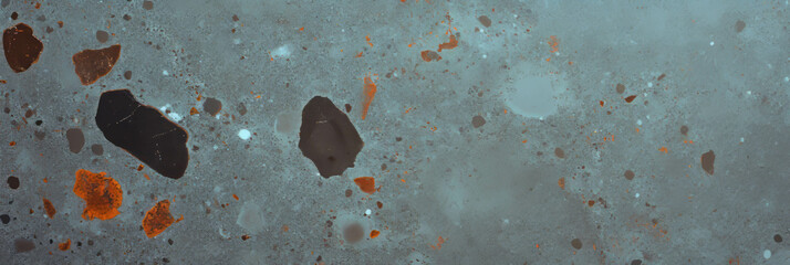Aufkleber - Mottled brown and gray texture with speckled distribution in abstract design