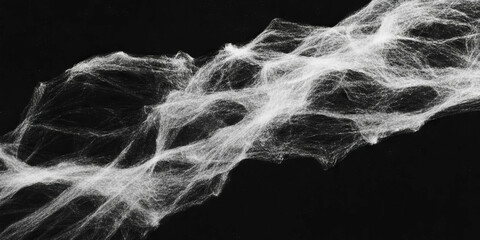 Poster - Intricate patterns of mottled grayscale texture on a black background create captivating visual flow