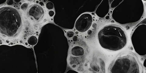Poster - Exploring textured patterns of mottled grayscale with smooth patches and varied opacities