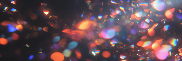 Poster - Complex layers of bokeh create mesmerizing light effects and vibrant colors