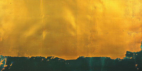 Aufkleber - Deep gold wall texture with grunge overlay and dark markings conveying an aged appearance