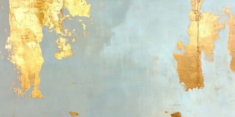 Poster - Elegant pale antique gold wall texture with subtle grunge effects and soft shadows