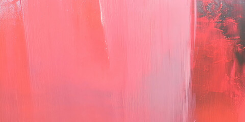 Poster - Pale red wall texture with faded paint and subtle grunge details in a rustic setting