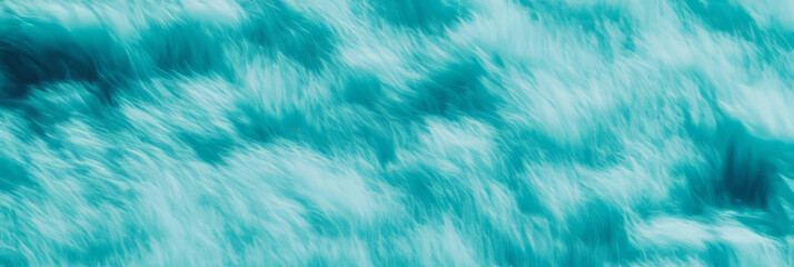 Poster - Soft highlights create a serene look in powder blue plush carpet texture