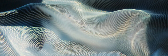 Aufkleber - Exploration of textures in ribbed nylon wool blend and polished quartz