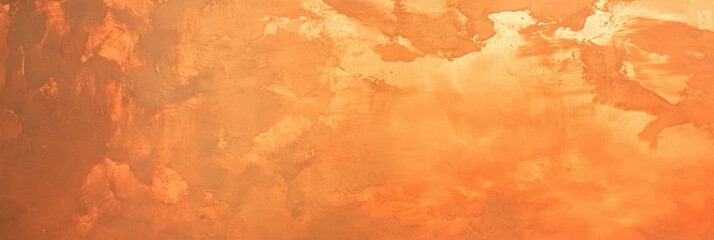 Poster - Russet light tan brown wall with subtle grunge patterns and textured surface details