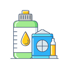Poster - lubricants icon, lubricants vector illustration-simple illustration of lubricants, perfect for lubricants logos and icons