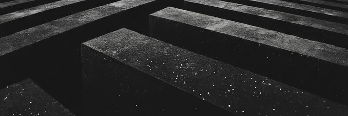 Aufkleber - Dark gray textured surface with simple linear patterns creating visual depth and interest