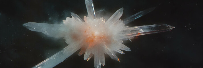 Poster - Large crystal flare showcasing brilliant central point and fading edges captures attention