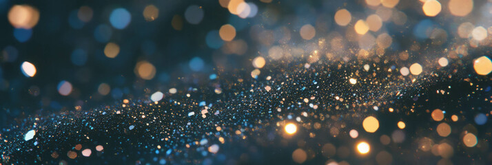 Fototapete - Bokeh effects create a captivating shimmer and depth with varying light intensity