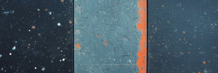 Poster - Textures of smooth nylon and rough concrete showcase an industrial aesthetic in modern design