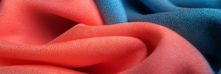 Poster - Textures of spandex nylon and polished chrome contrasting with coarse sandpaper patterns