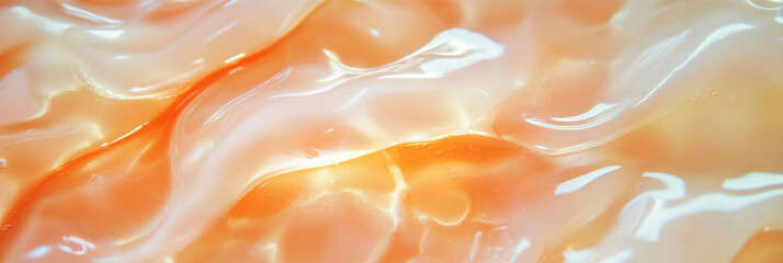 Poster - Elegant texture of clear gel with subtle ripples and high transparency