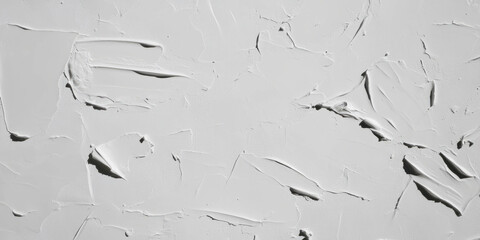 Aufkleber - texture detail of a weathered white wall with chipped plaster and grey discoloration