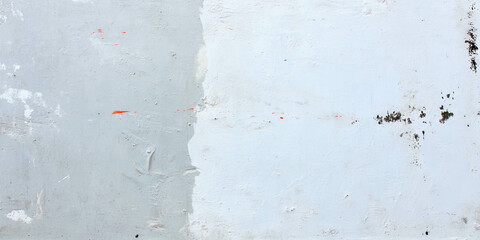 Poster - Exploration of white wall texture featuring grainy concrete and grunge details