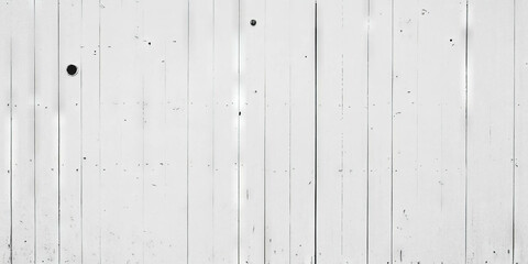 Poster - Texture-rich white wall featuring stained wood and detailed grunge effects under shadow play