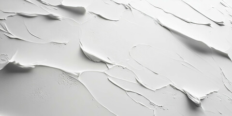 Poster - Textured white wall with grey effects and stains, showcasing intricate surface design