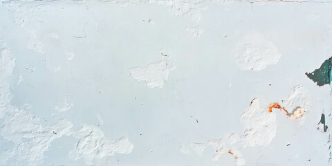 Poster - Textured white wall showing heavy grunge effects with markings and detailed surface characteristics